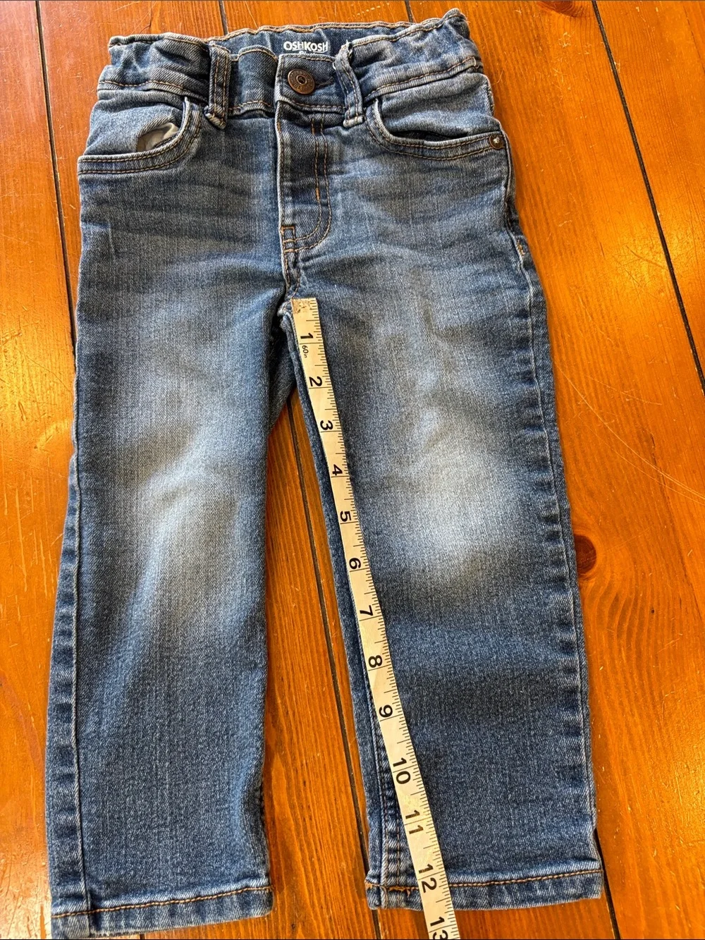 OshKosh B'gosh Classic Straight Leg Jeans in Denim Blue Boys 2T